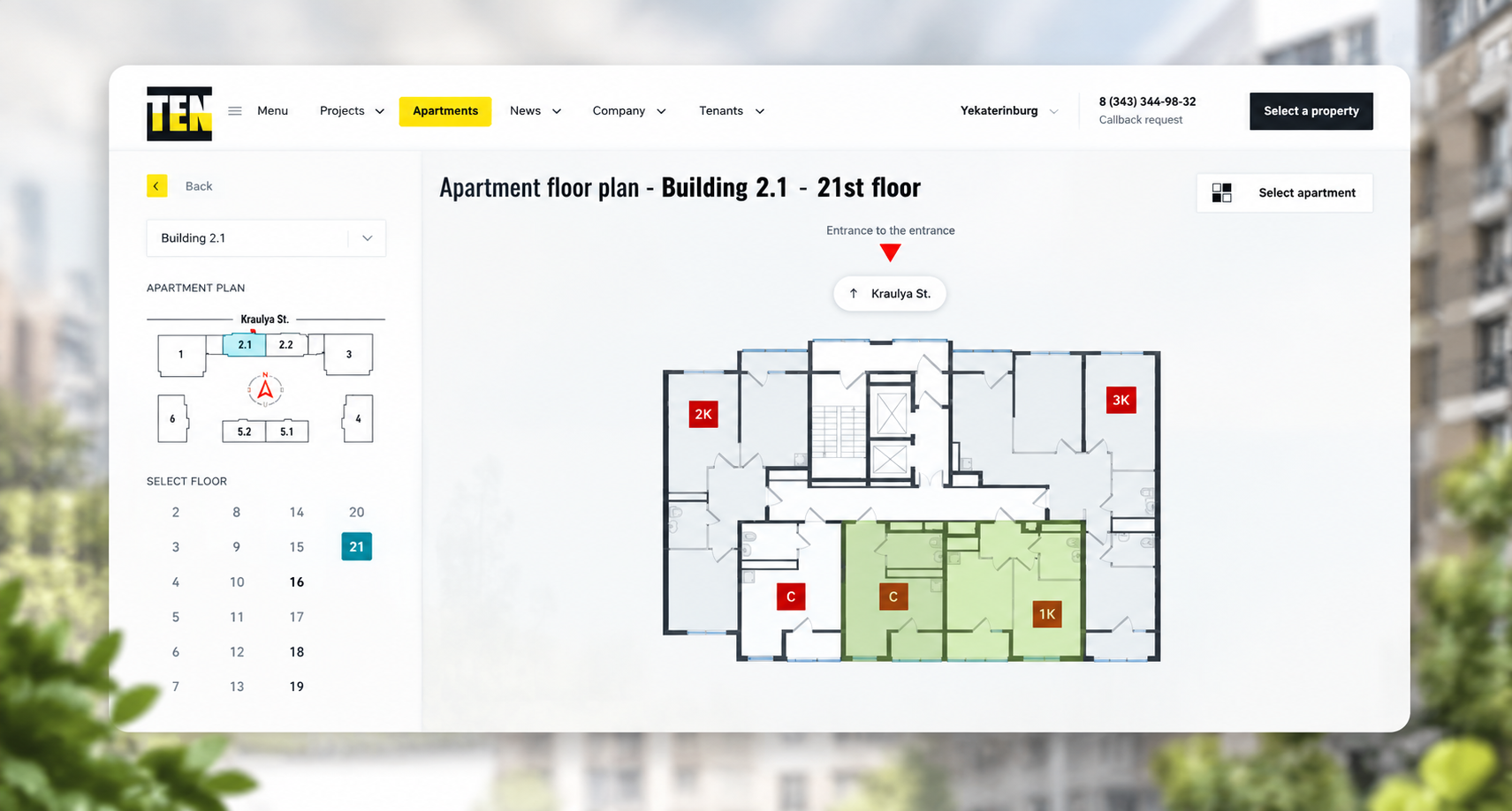 TEN Development — Digital Ecosystem for a Major Real Estate Developer Preview 3
